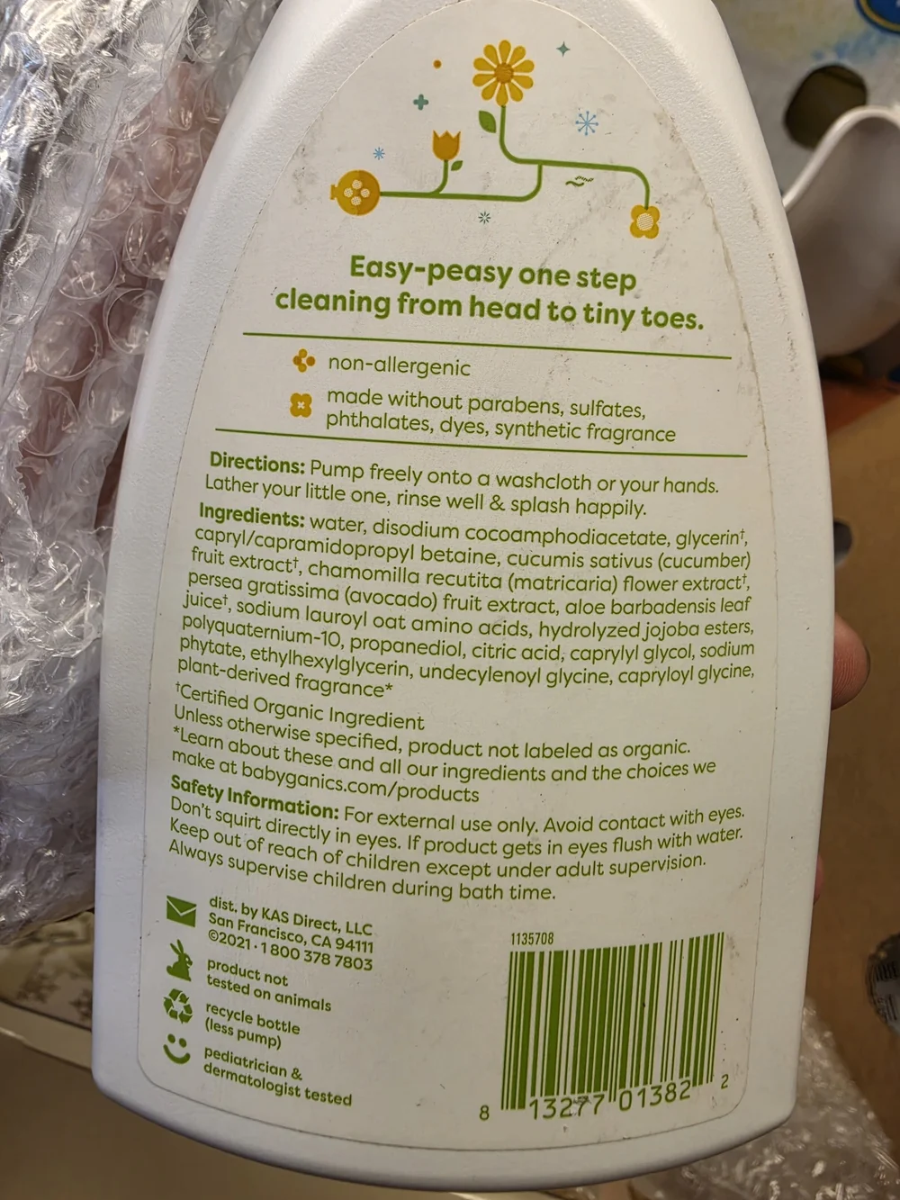 N/A foaming shampoo